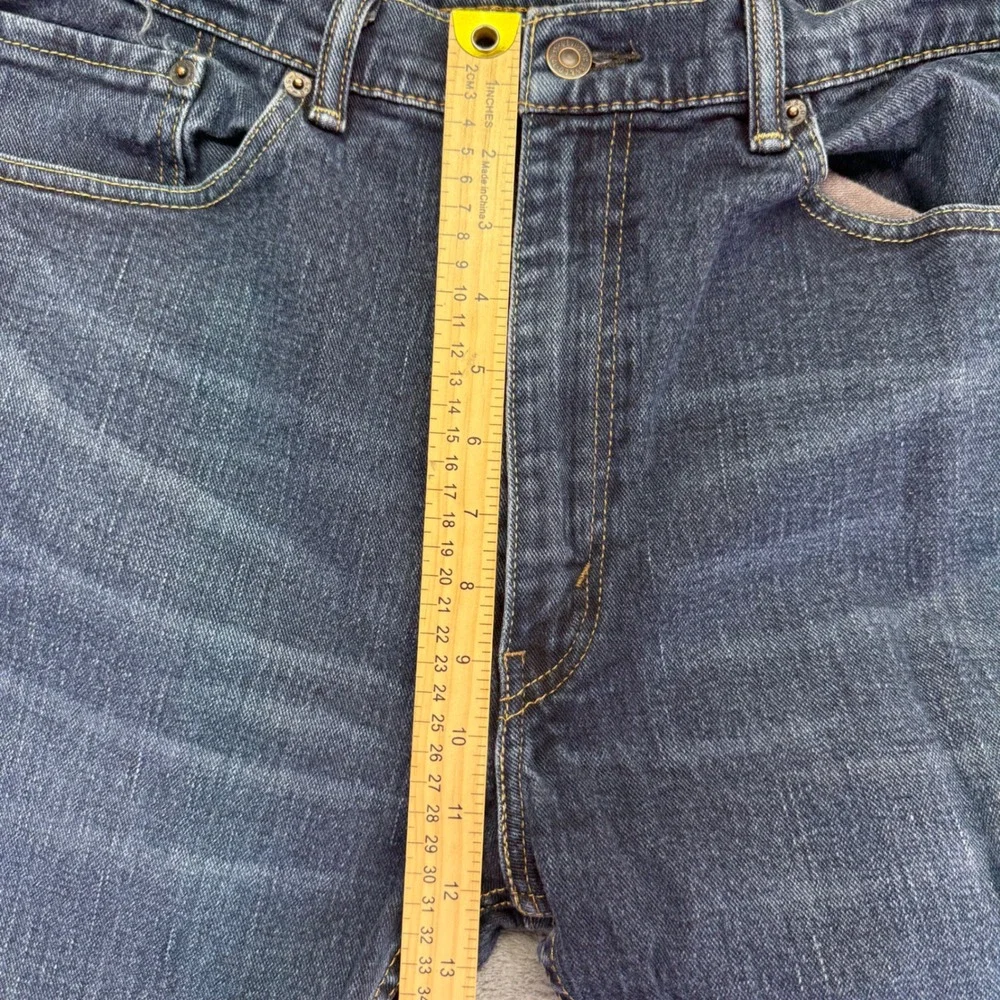 Levi Strauss 505 Mens Jeans‎ Dark Wash Straight Fit Size 38x30
